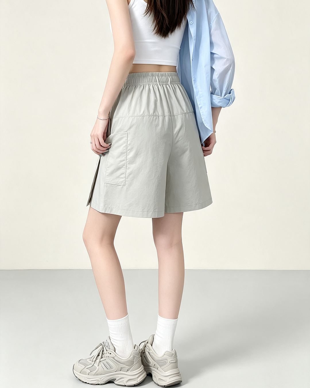 Women Quick Dry Skort Cargo Shorts