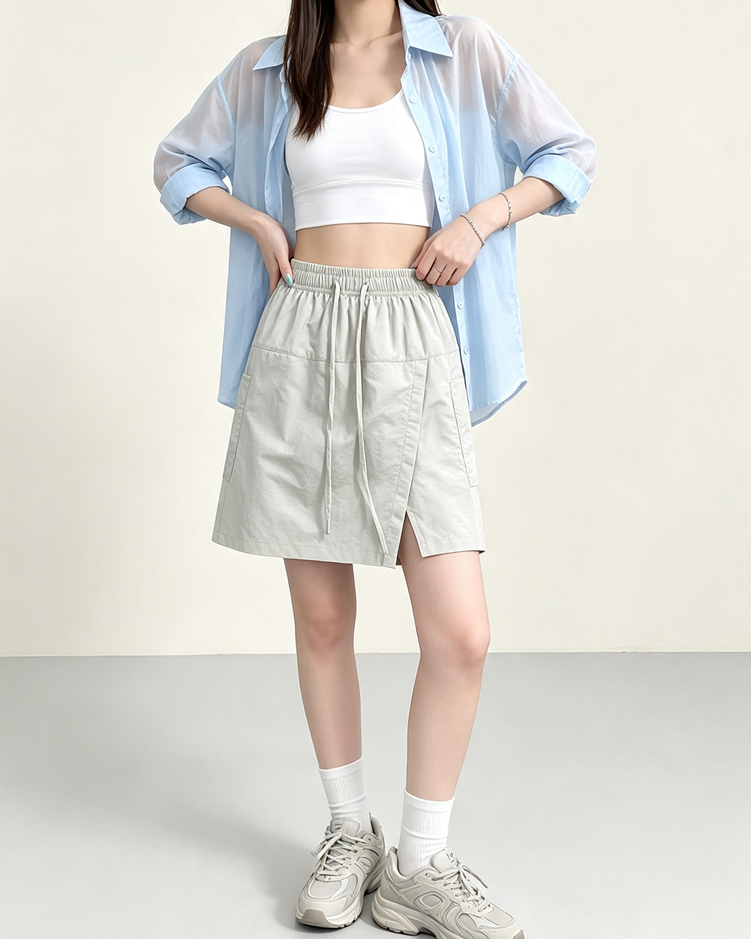 Women Quick Dry Skort Cargo Shorts