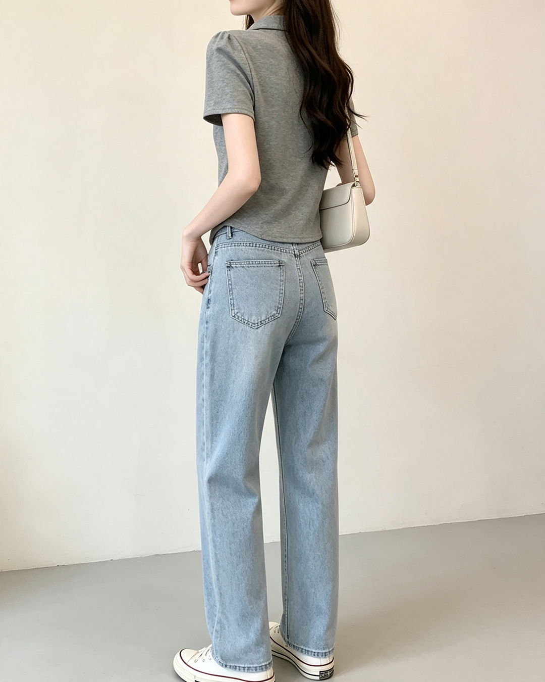Women Zip Up Polo Short Sleeve Cropped Top
